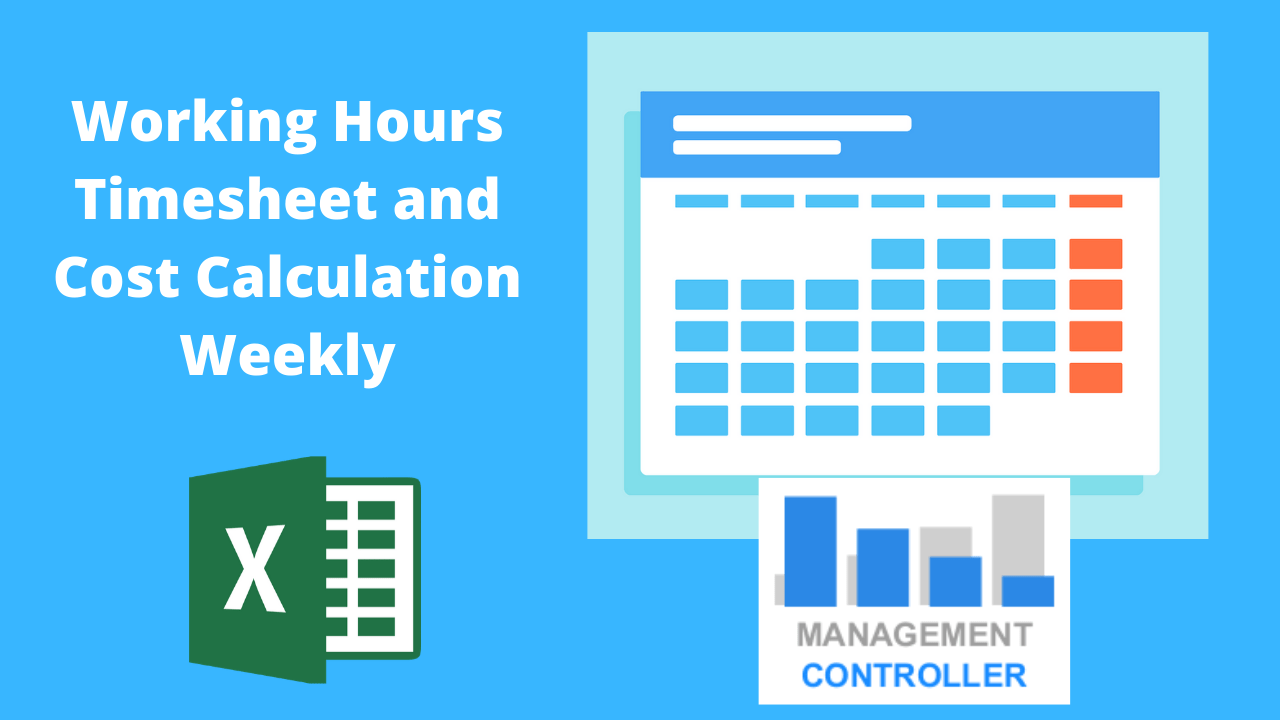 Working Hours Timesheet and cost calculation weekly