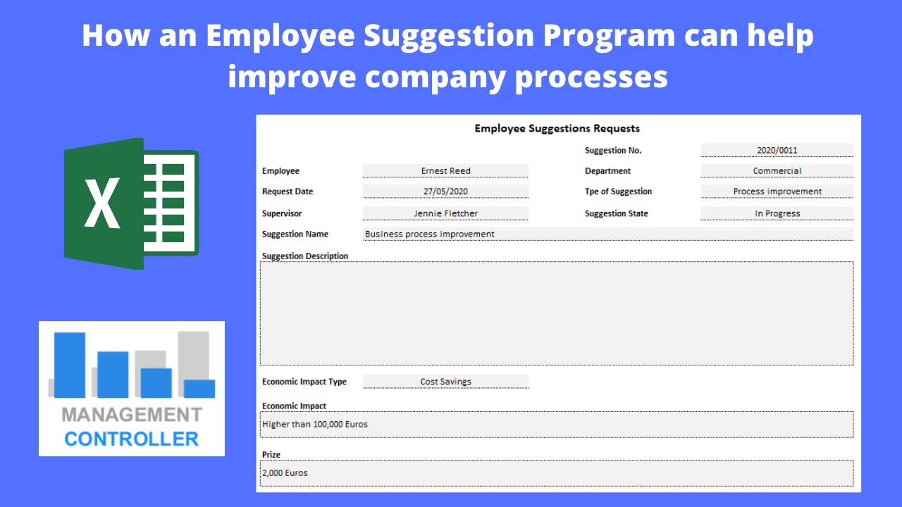 Employee Suggestions Program Free Excel Template