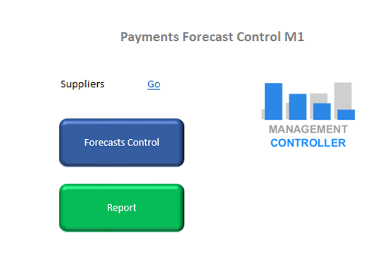 Payments Forecast Control FREE Excel Template