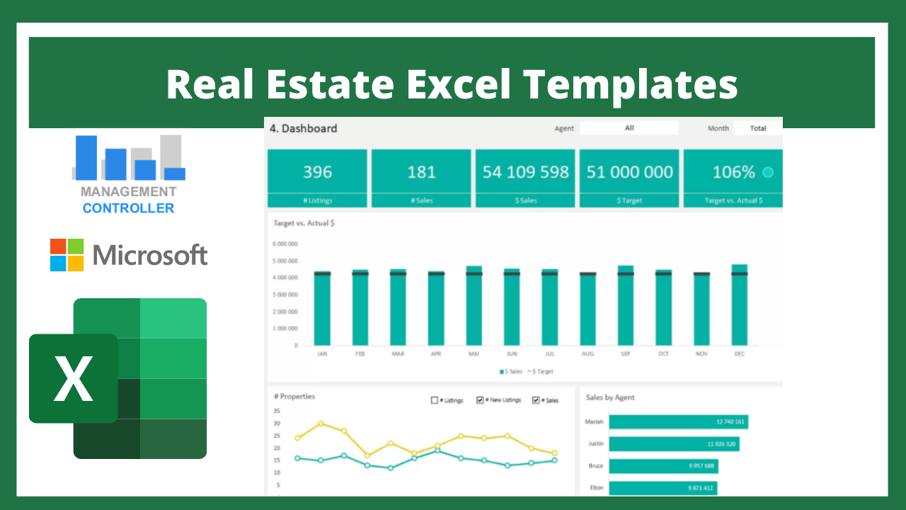 Real Estate Excel Templates