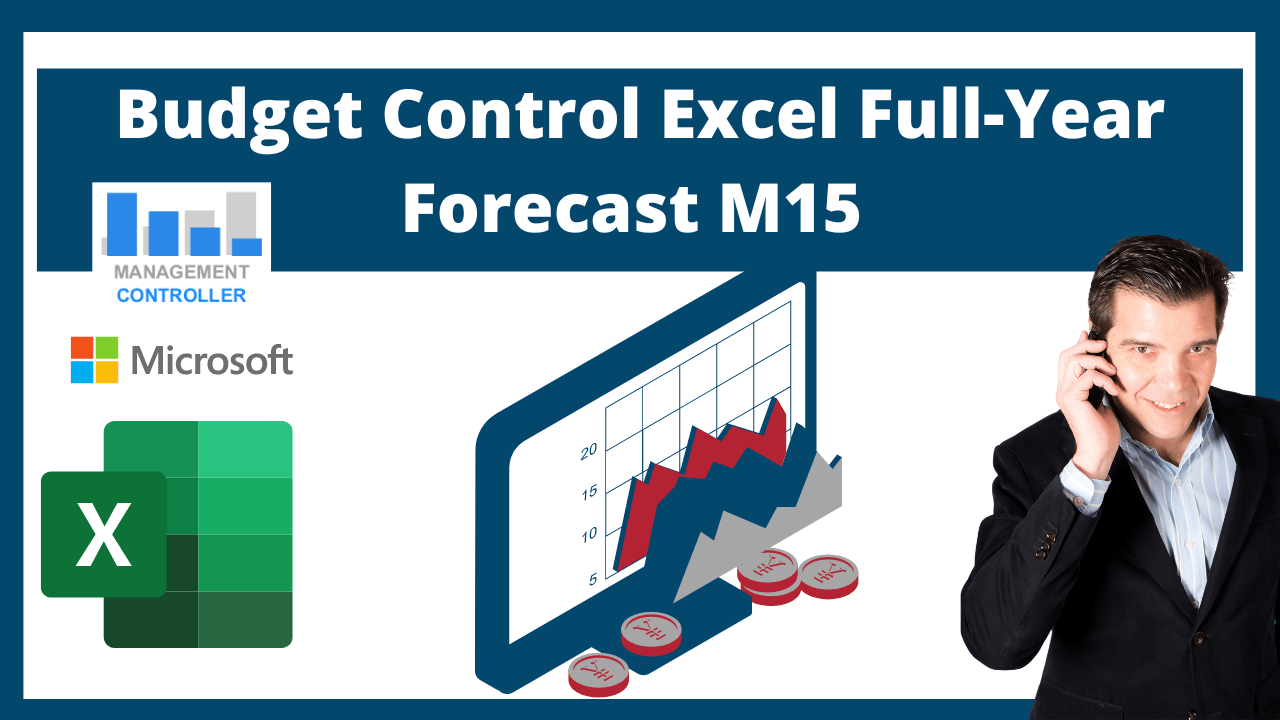 Budget Control Excel Full-Year Forecast M15