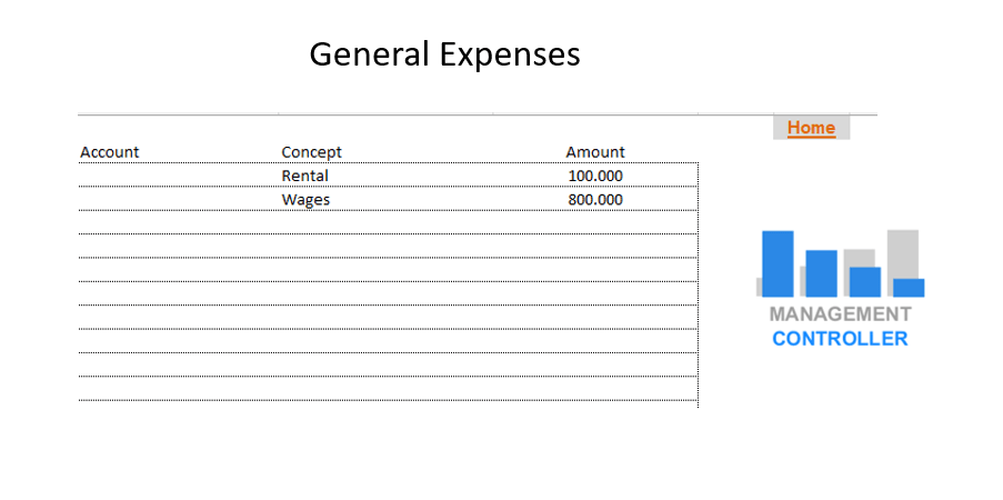 Direct Costing Free Excel Template