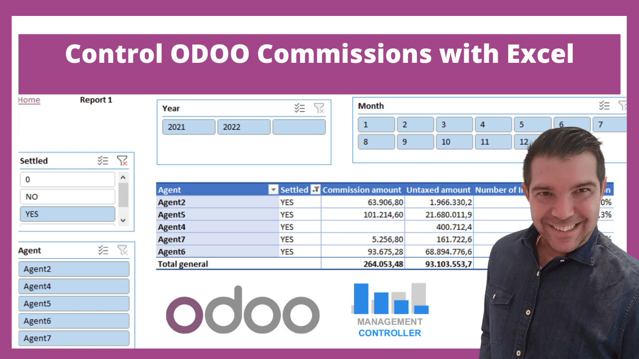 Control ODOO Commissions with Excel